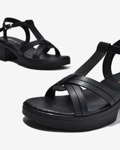 Sandal Cao Gót Đông Hải Quai T-Strap-S32H6-Đen Color1