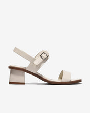 Sandal Cao Gót Đông Hải Đế Vuông Quai Phối Khóa-S32I5Kem Color1First