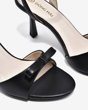 Sandal Cao Gót Nữ Đông Hải Quai Ankle Strap Đính Đá-S5850Đen Color1