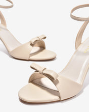 Sandal Cao Gót Nữ Đông Hải Quai Ankle Strap Đính Đá-S5850-Kem Color1