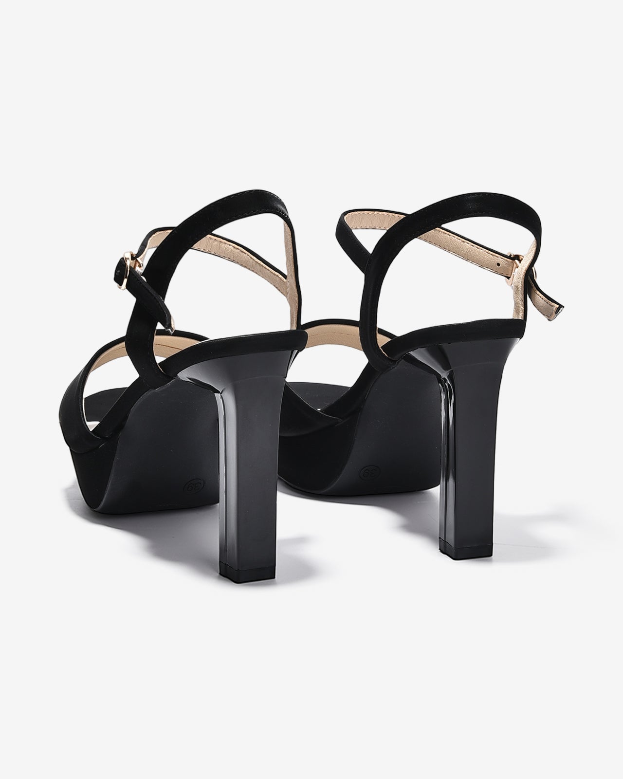 Sandal Cao Gót Nữ Đông Hải Platform Đế 10CM-S5855-Đen Color1