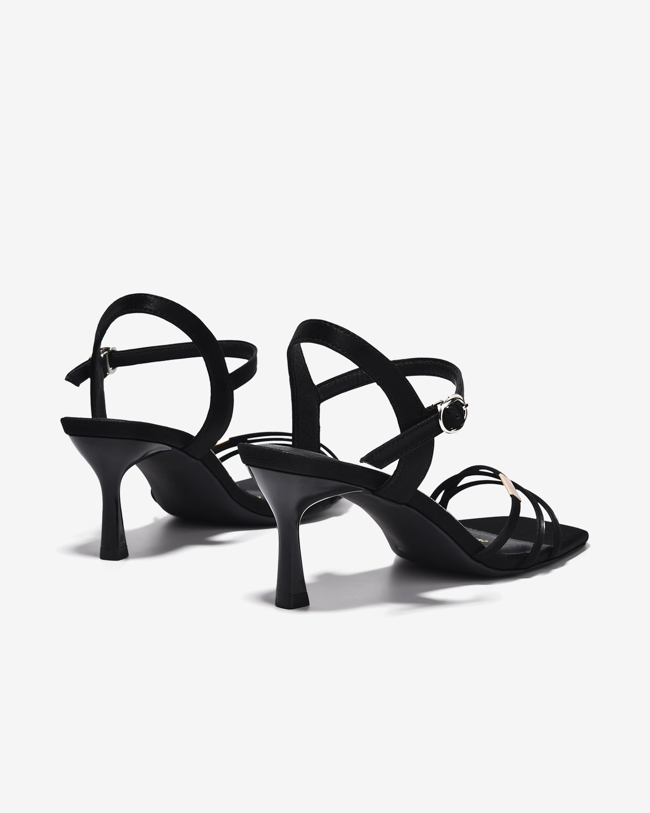 Sandal Cao Gót Đông Hải Quai Đan Chéo-S5865Đen Color1