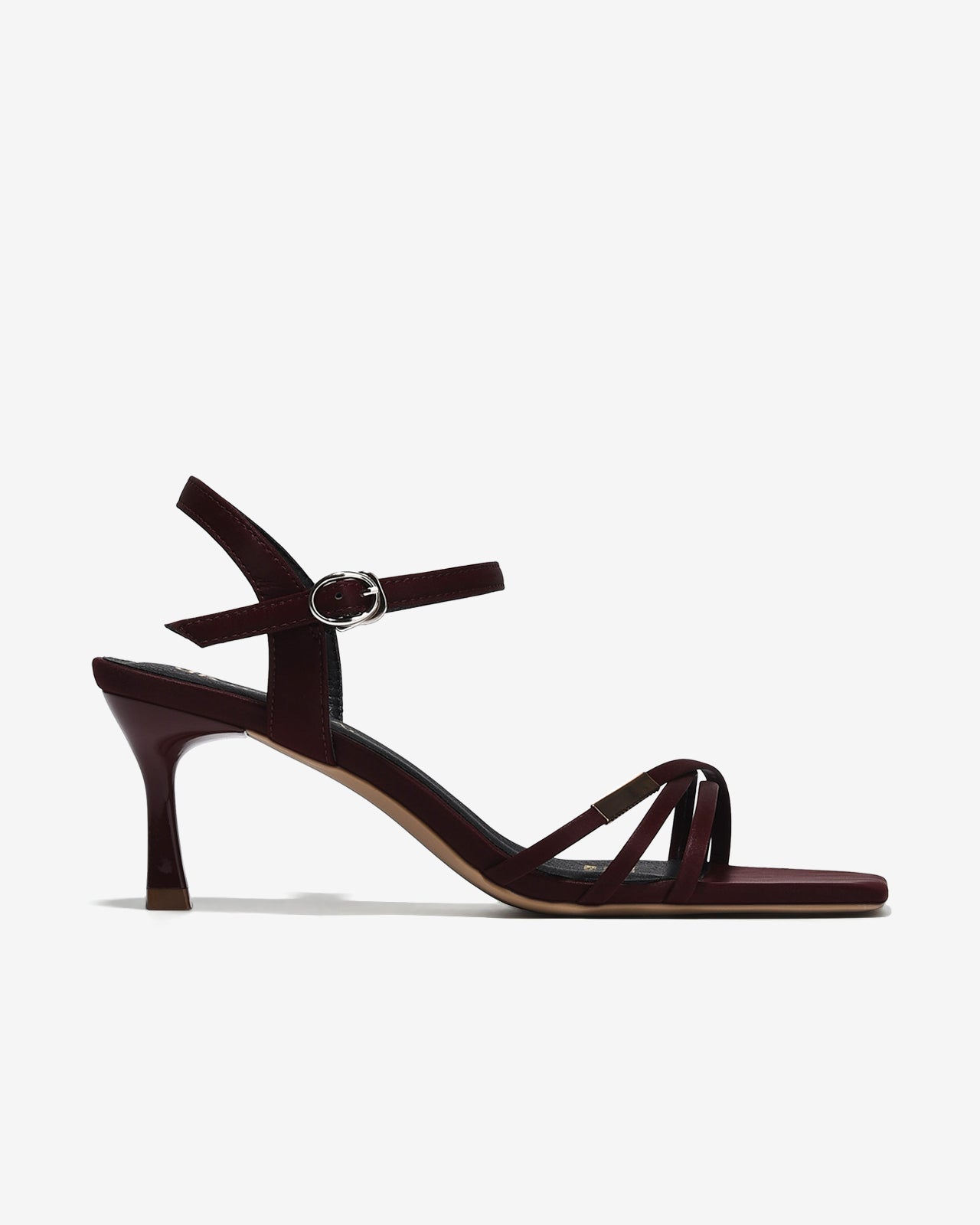 Sandal Cao Gót Đông Hải Quai Đan Chéo-S5865Đỏ Color1First