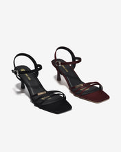 Sandal Cao Gót Đông Hải Quai Đan Chéo-S5865Đỏ Color1