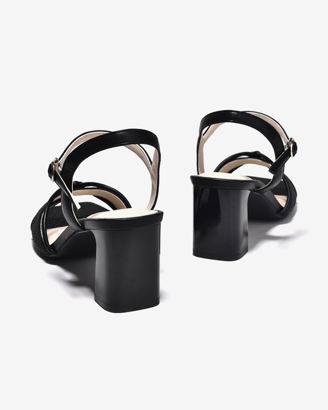 Sandal Cao Gót Đông Hải Vân Mây Thắt Nút-S5867-Đen Color1