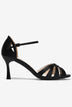 Sandal Cao Gót Đông Hải Quai Đan Cánh Tim-S5868Đen Color1First