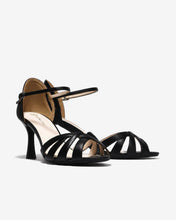 Sandal Cao Gót Đông Hải Quai Đan Cánh Tim-S5868-Đen Color1