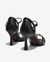 Sandal Cao Gót Đông Hải Quai Đan Cánh Tim-S5868Đen Color1