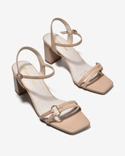 Sandal Cao Gót Đông Hải 7cm Quai Mảnh Đính Khoen-S5875Cafe Color1