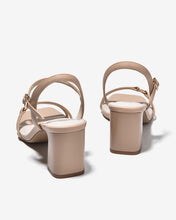 Sandal Cao Gót Đông Hải 7cm Quai Mảnh Đính Khoen-S5875Cafe Color1