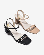 Sandal Cao Gót Đông Hải 7cm Quai Mảnh Đính Khoen-S5875Cafe Color1