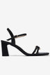 Sandal Cao Gót Đông Hải 7cm Quai Mảnh Đính Khoen-S5875Đen Color1First