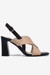 Sandal Cao Gót Đông Hải 9cm Quai Chéo Bản Rộng-S5878Cafe Color1First