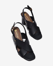 Sandal Cao Gót Đông Hải 9cm Quai Chéo Bản Rộng-S5878Đen Color1