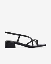 Sandal Cao Gót Đông Hải Quai Đan Chéo Xỏ Ngón-S5901Đen Color1First