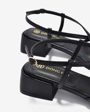 Sandal Cao Gót Đông Hải Quai Đan Chéo Xỏ Ngón-S5901Đen Color1