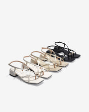 Sandal Cao Gót Đông Hải Quai Đan Chéo Xỏ Ngón-S5901Đen Color1