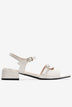 Giày Sandal Cao Gót Đông Hải Quai Khoá-S5902Trắng Color1First