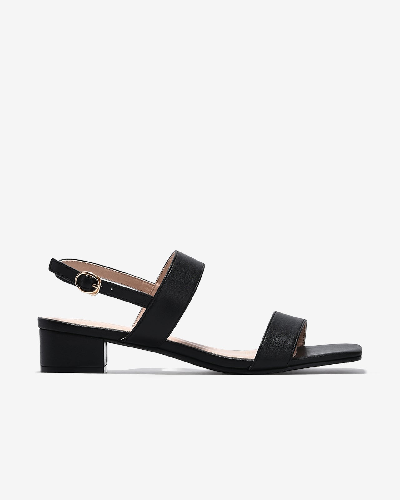 Sandal Cao Gót Nữ Đông Hải Quai Đơn Mảnh-S5907-Đen Color1First
