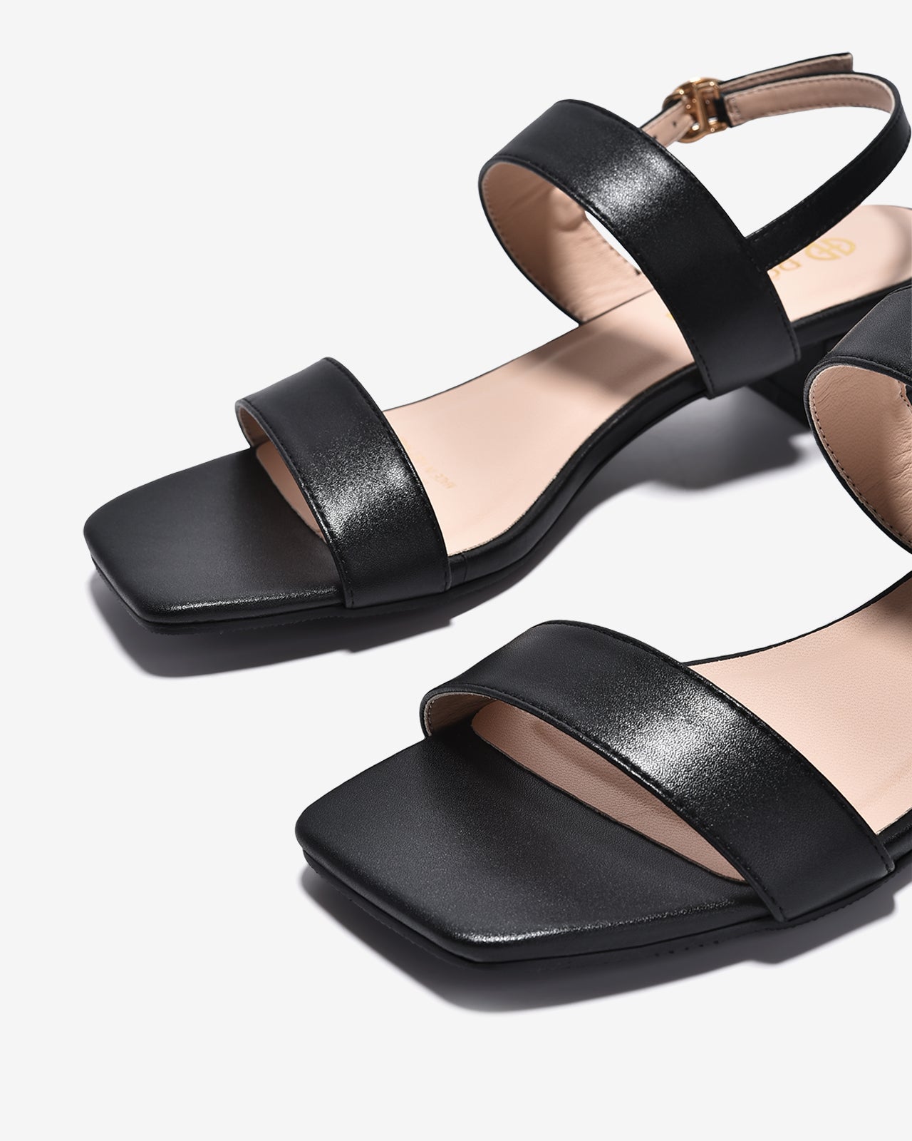 Sandal Cao Gót Nữ Đông Hải Quai Đơn Mảnh-S5907-Đen Color1