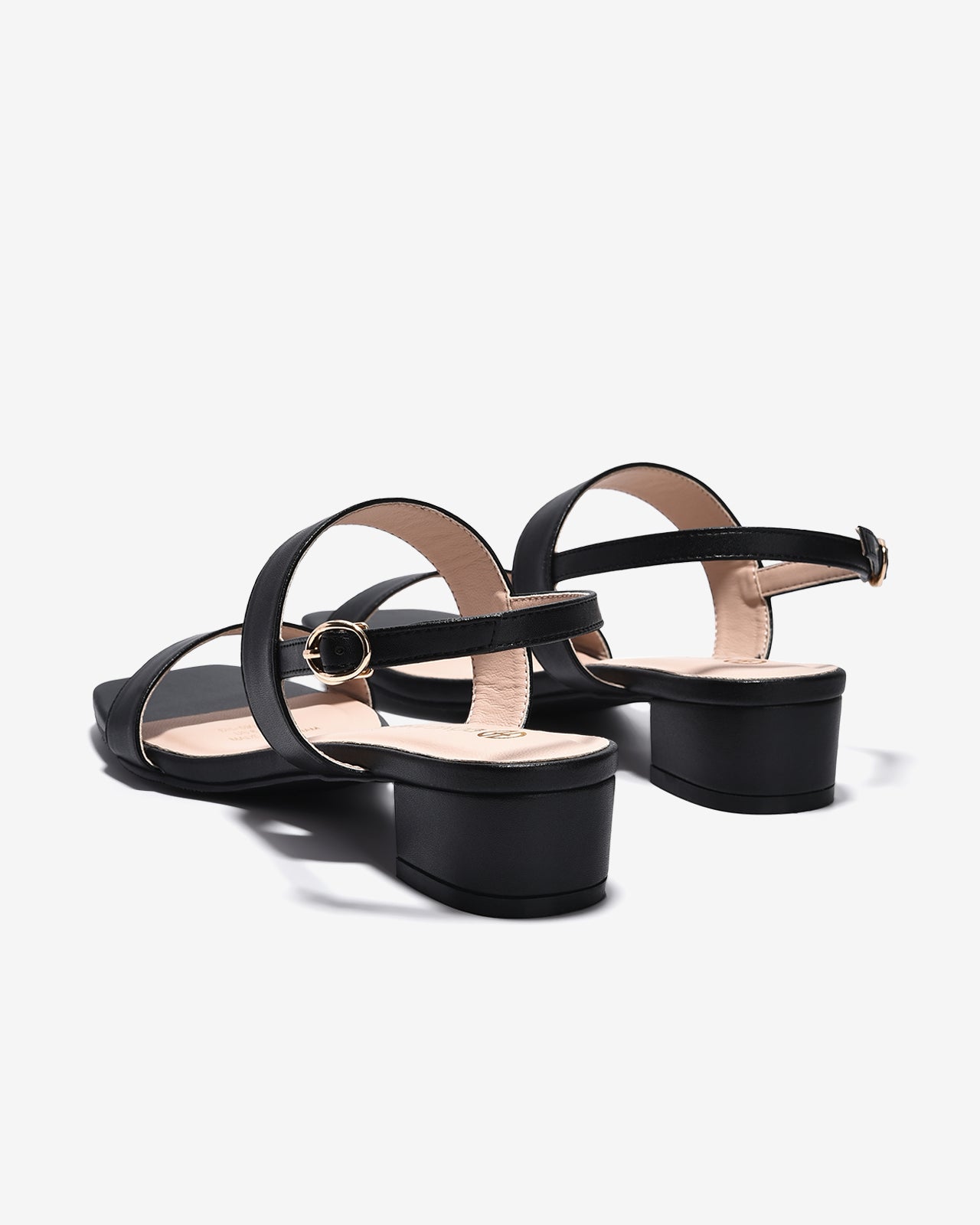 Sandal Cao Gót Nữ Đông Hải Quai Đơn Mảnh-S5907-Đen Color1