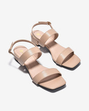 Sandal Cao Gót Nữ Đông Hải Quai Đôi Mảnh-S5907-Kem Color1