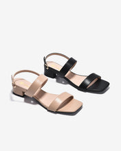 Sandal Cao Gót Nữ Đông Hải Quai Đôi Mảnh-S5907-Kem Color1