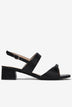 Giày Sandal Cao Gót Đông Hải Phối Nơ-S5924Đen Color1First