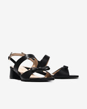 Giày Sandal Cao Gót Đông Hải Phối Nơ-S5924Đen Color1