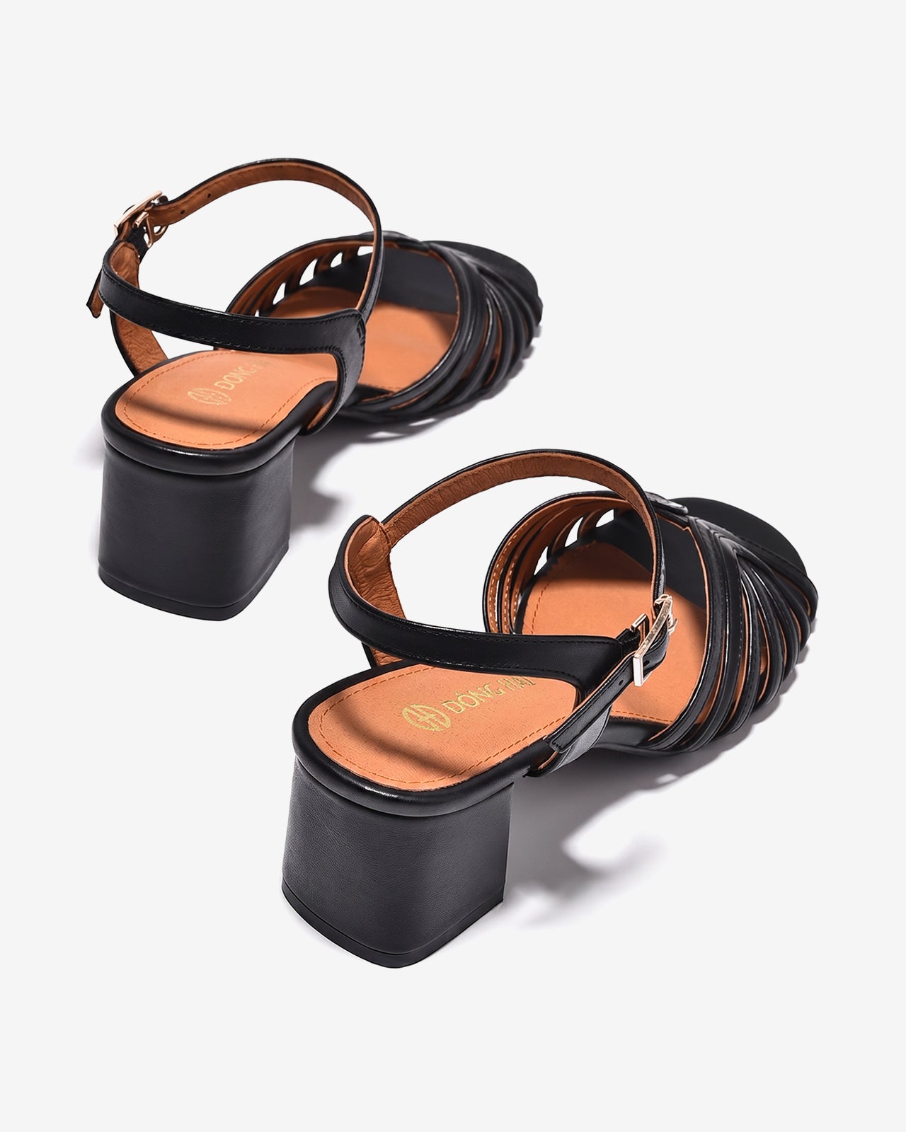 Giày Sandal Nữ Đông Hải 6cm Quai Đan-S7172Đen Color1