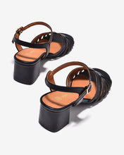 Giày Sandal Nữ Đông Hải 6cm Quai Đan-S7172Đen Color1