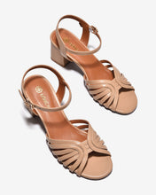 Giày Sandal Nữ Đông Hải 6cm Quai Đan-S7172Kem Color1