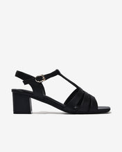 Sandal Cao Gót Đông Hải 6cm Gót Vuông Quai Đan-S7744Đen Color1First