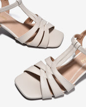 Sandal Cao Gót Đông Hải 6cm Gót Vuông Quai Đan-S7744Kem Color1