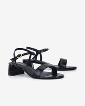 Giày Sandal Cao Gót Đông Hải Quai Mảnh Thanh Lịch-S81O2Đen Color1