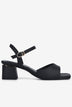 Giày Sandal Cao Gót Đông Hải Đế Viền-S81Q4-Đen Color1First