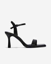 Giày Sandal Cao Gót Đông Hải Mũi Vuông Quai Mảnh-S81T1Đen Color1First
