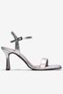 Giày Sandal Cao Gót Đông Hải Mũi Vuông Quai Mảnh-S81T1Xám Color1First
