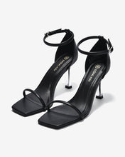 Giày Sandal Cao Gót Đông Hải Đế 9CM Quai Mảnh-S81T8-Đen Color1