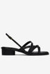 Giày Sandal Cao Gót Đông Hải Quai Đan Chỉ Nổi-S81V3Đen Color1First