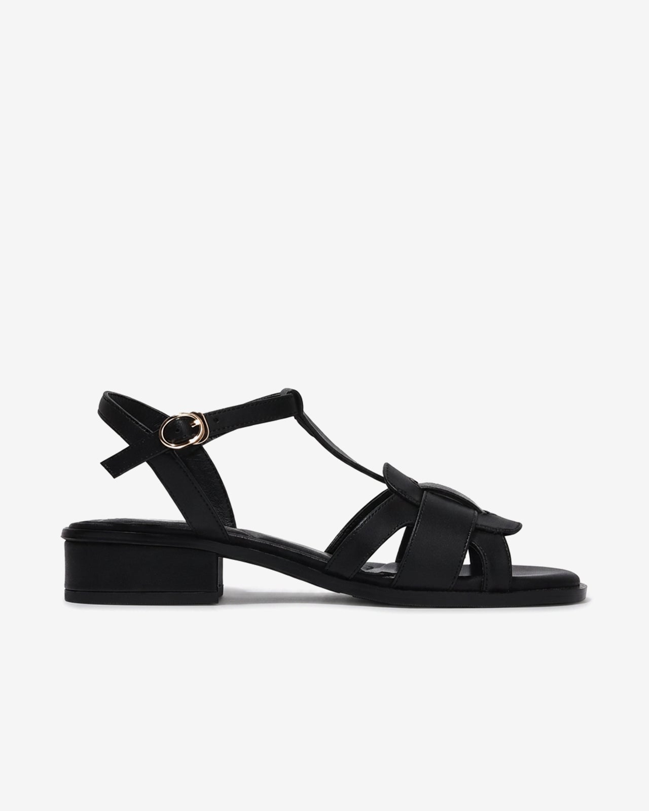Sandal Cao Gót Đông Hải Quai Đan-S81V4Đen Color1First