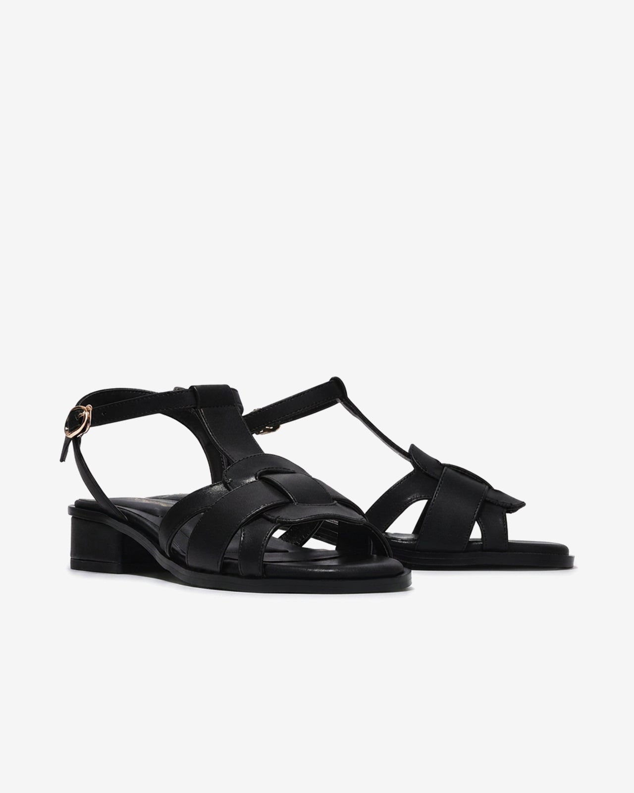 Sandal Cao Gót Đông Hải Quai Đan-S81V4Đen Color1