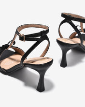 Sandal Cao Gót Đông Hải Quai Nơ-S81W1Đen Color1