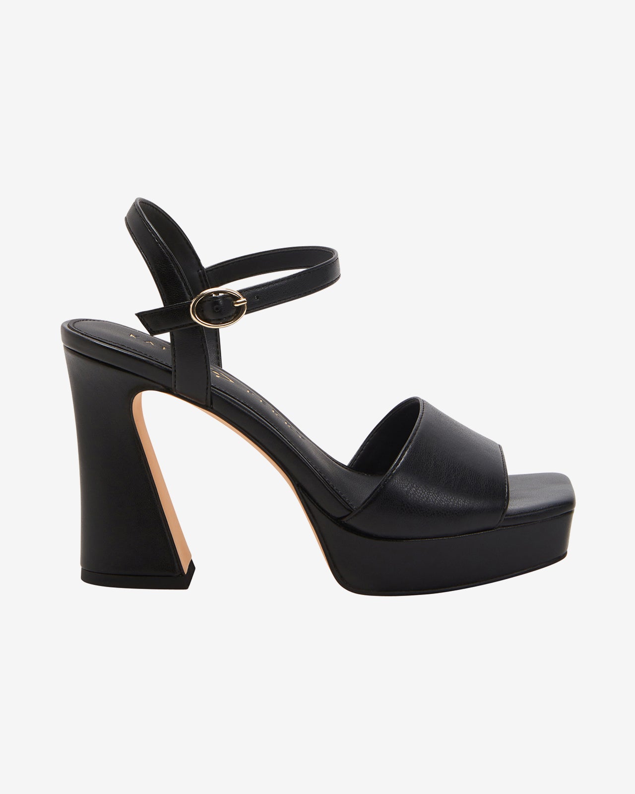 Giày Sandal Cao Gót Katy Perry The Square Open-KP3024-Đen Color2First