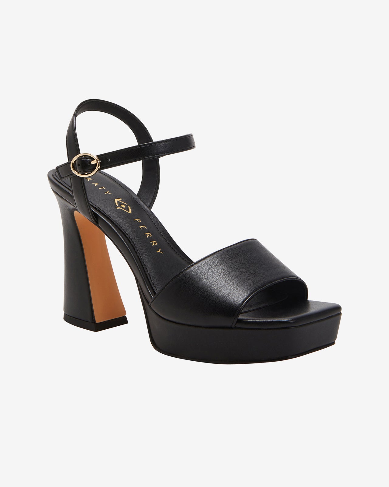 Giày Sandal Cao Gót Katy Perry The Square Open-KP3024-Đen Color2