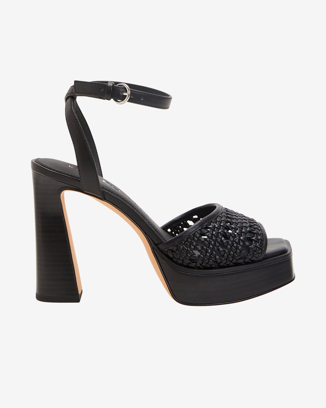 Giày Sandal Cao Gót Katy Perry The Steady Ankle Strap-KP3101-Đen Color1First