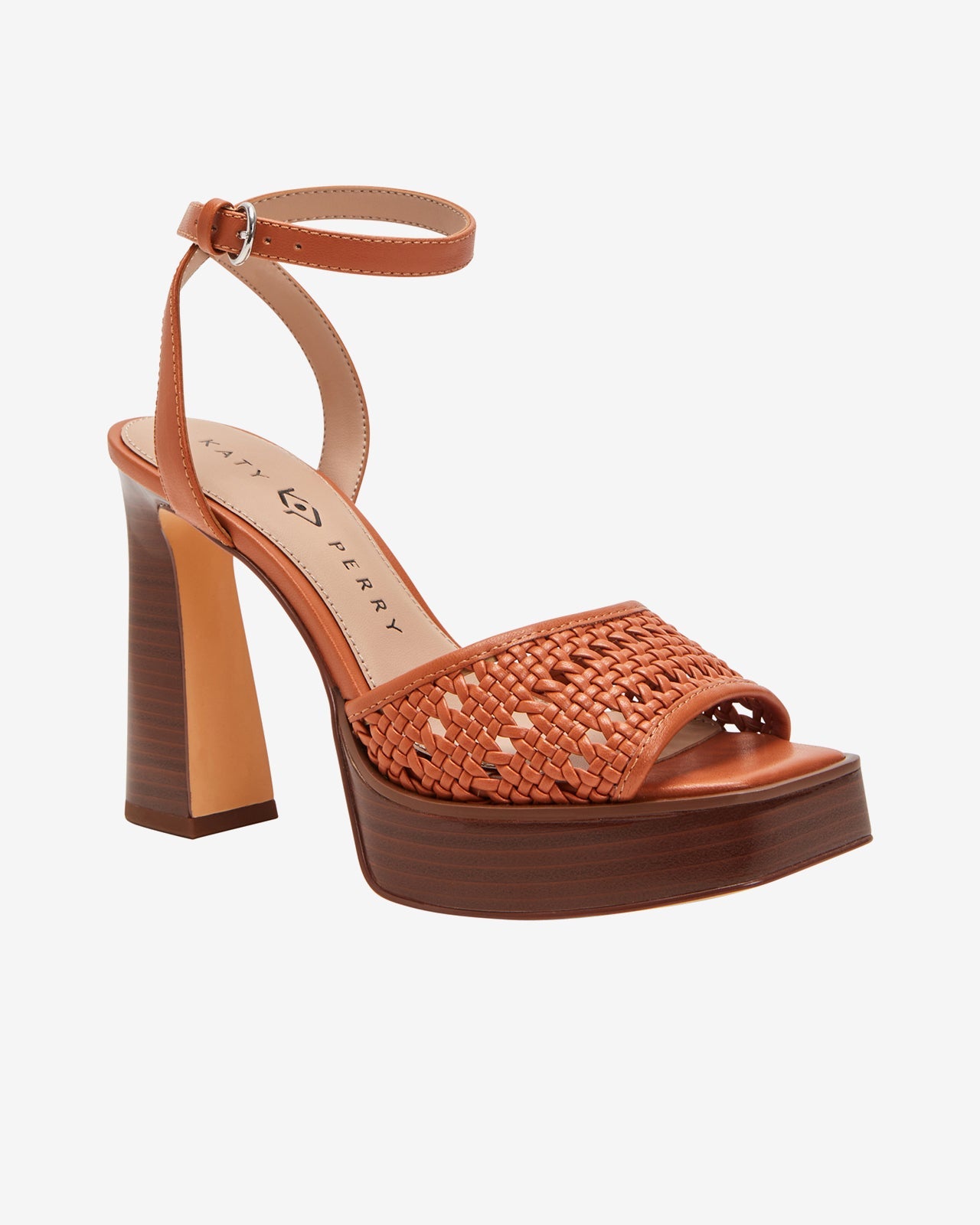 Giày Sandal Cao Gót Katy Perry The Steady Ankle Strap-KP3101Nâu Color2