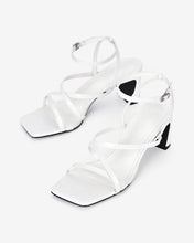 Giày Sandal Cao Gót Zucia Gót Cách Điệu-SHLF7-Trắng Color1