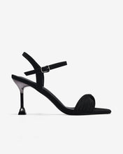 Giày Sandal Cao Gót Zucia Quai Xoắn Ánh Kim-SHLJ6Đen Color1First
