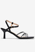 Sandal Cao Gót Zucia Quai Trong Đan Chéo-SHLM6Đen Color1First